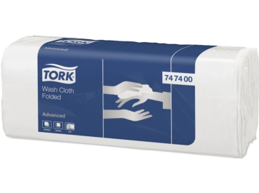 Tork Advanced Wash Cloth folded 4lg Krt